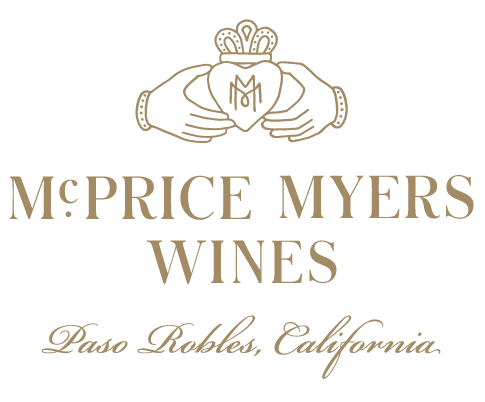 McPrice Myers logo Claddagh symbol Paso Robles winery