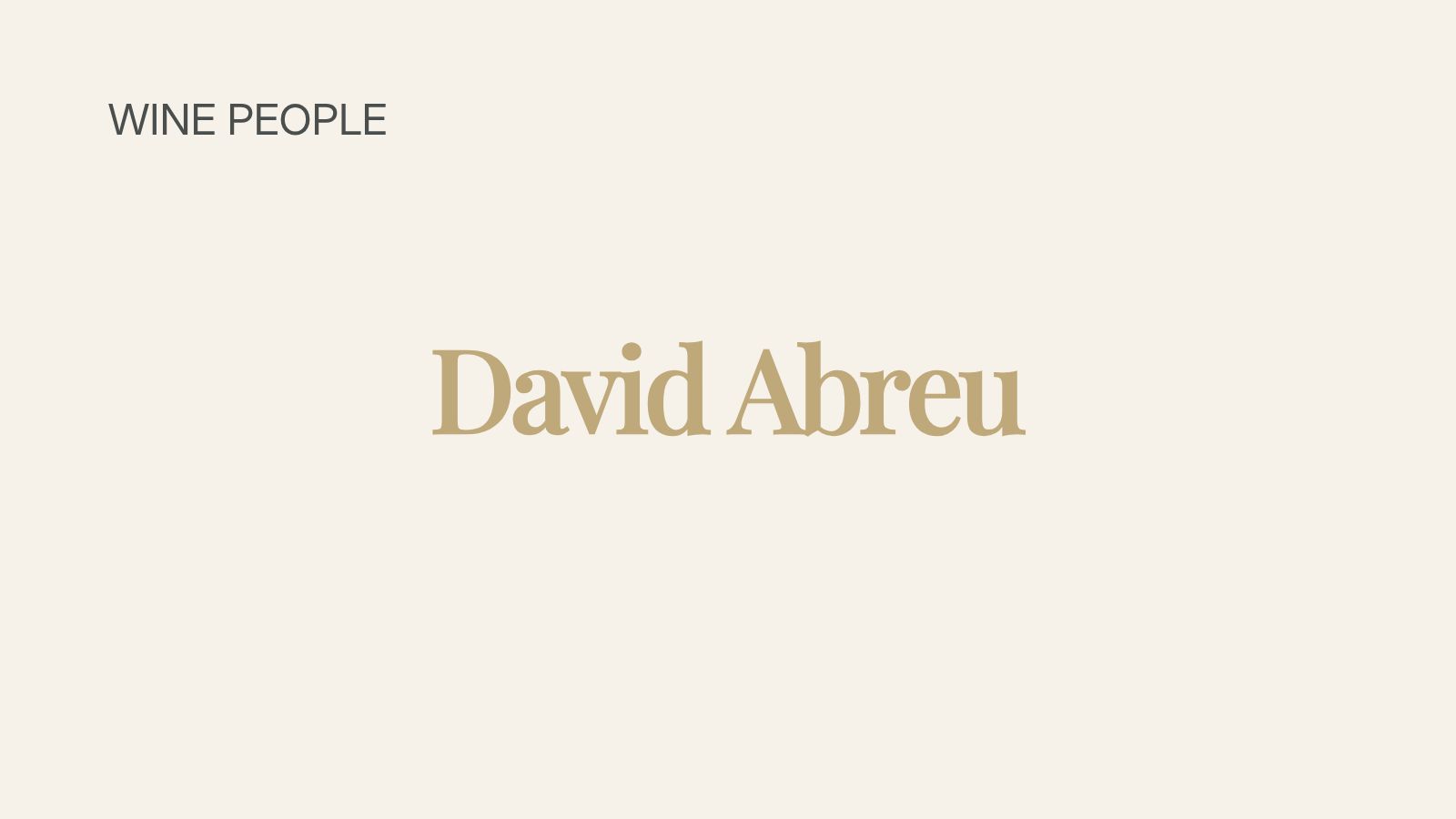 Wine People series cover illustration featuring David Abreu, Napa Valley vineyard master.
